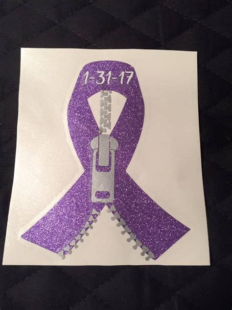 Chiari Malformation Awareness Ribbon Decal Chiari Decal | Etsy