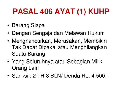 Ppt Delik Delik Tertentu Dalam Kuhp Powerpoint Presentation Free