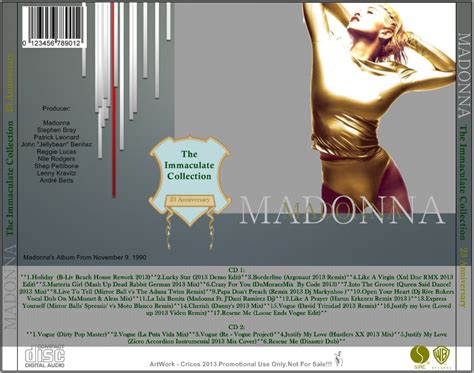 Madonna Fanmade Covers The Immaculate Collection Anniversary Edition