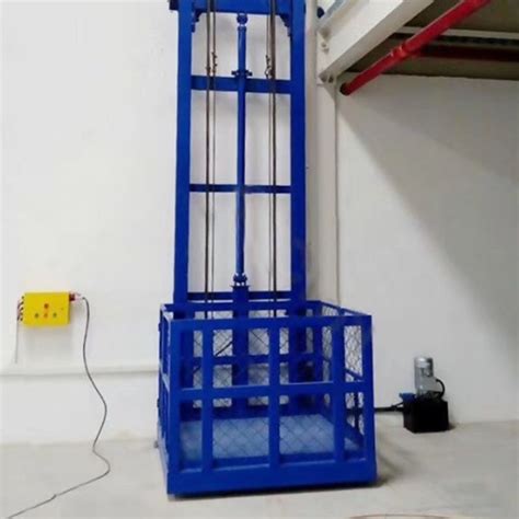 Customizable 2500 22500mm 300kg 8000kg Small Goods Lift Hydraulic Cargo