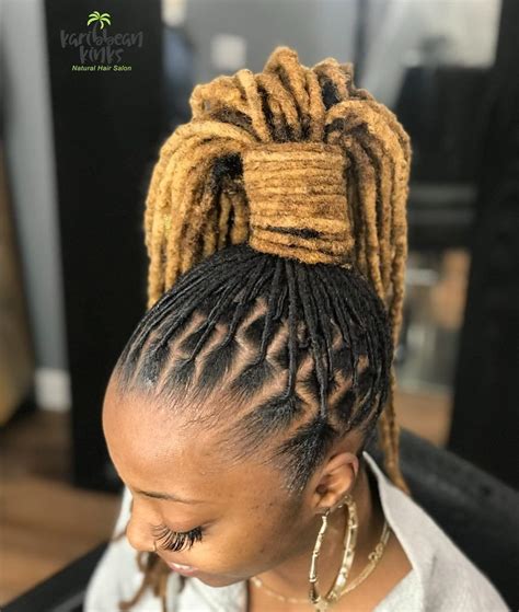 Sherelle Holder On Instagram Loc Ponytail Done At Karibbeankinks