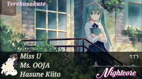 HK Nightcore Miss U Lyrics YouTube