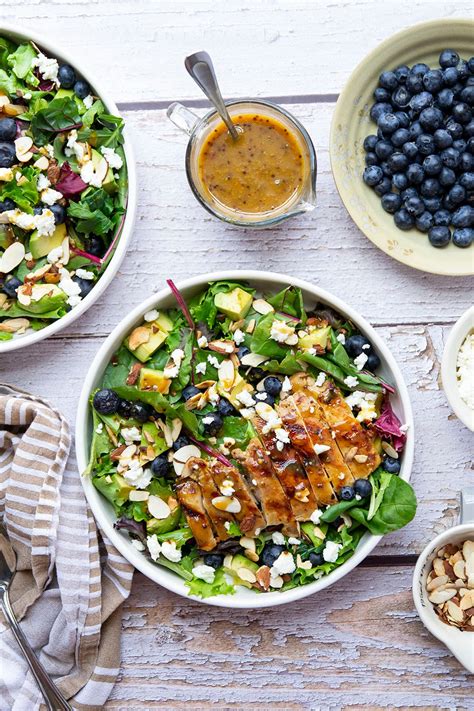 Blueberry Honey Mustard Chicken Salad