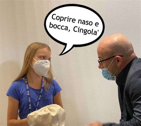 Meme Su Greta Thunberg E Roberto Cingolani Dago Fotogallery