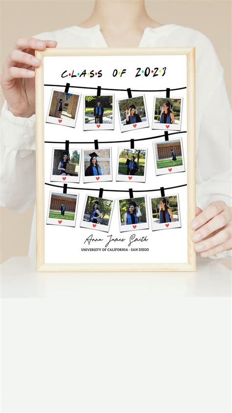 Personalized Graduation Keepsake Print Custom Graduation Etsy