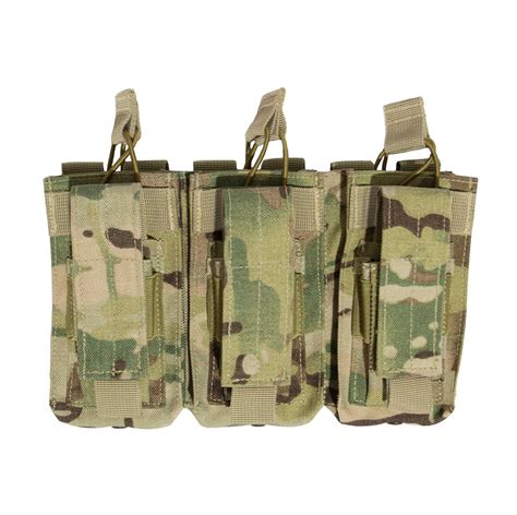 Rothco Multi Cam Molle Triple Kangaroo Style Rifle And Pistol Mag Pouch