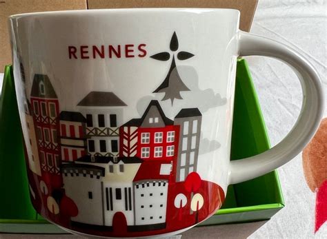 Franch Edition Starbuck You Are Here Mugs Bordeaux Colmar Dijon