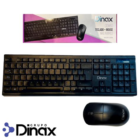 Combo DINAX Teclado y Mouse Inalámbrico 2BTCOMB Daz Importadora