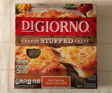 DiGiorno Stuffed Crust Five Cheese Pizza Review – Freezer Meal Frenzy