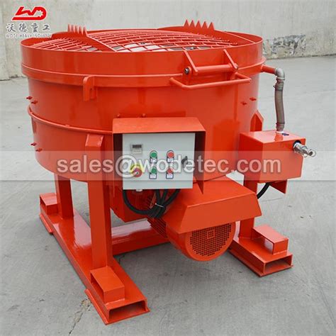 Refractory Castable Mixer Machine Site Castable Pan Mixer Wodetec