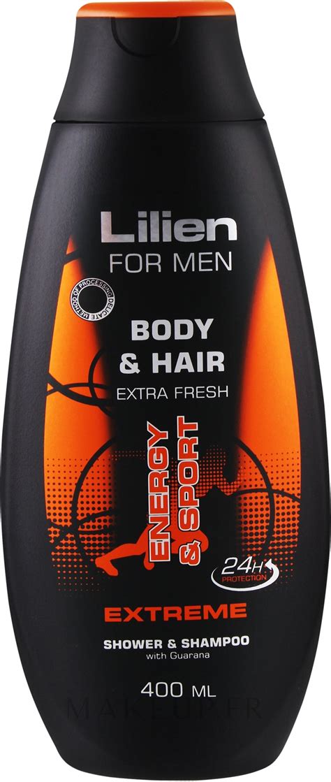 Lilien For Men Body Hair Extreme Shower Shampoo Gel Douche Et