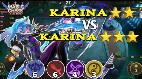 Fanny Skill 3 Karina ⭐⭐ Vs Karina ⭐⭐⭐ Magic Chess Mobile Legends Youtube