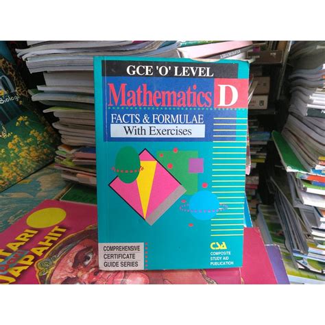 Jual Gce O Level Mathematics D Facts And Formulae Shopee Indonesia