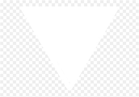 White Triangle Transparent Background