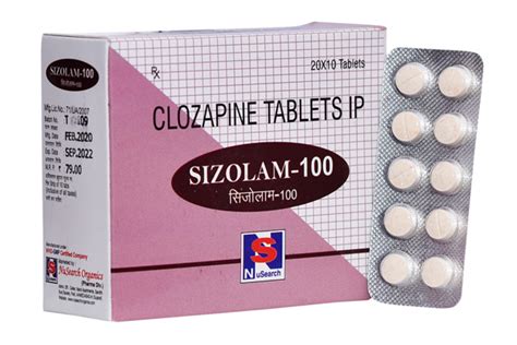 Clozapine Tablet 100mg Mcare Exports Pharmaceutical Exporters