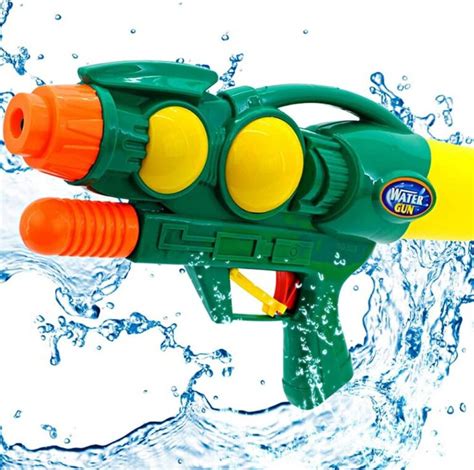 4 X 35cm Pump Action Super Soaker Water Gun Blaster Toy