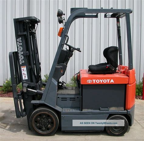 Toyota Fbcu Lbs Capacity Electric Wheel Forklift