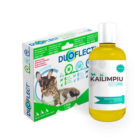 DUOFLECT GATTI OLTRE 5 KG E CANI 2 10 KG 3 Pipette KAILIMPIU 250