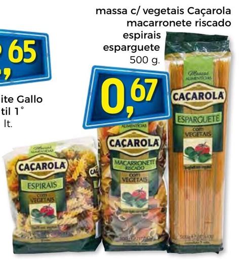 Promo O Massa C Vegetais Ca Arola Macarronete Riscado Esparais