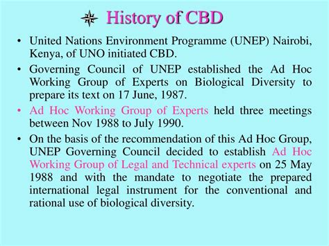 Ppt Convention On Biological Diversity Cbd Its Major Provisions And