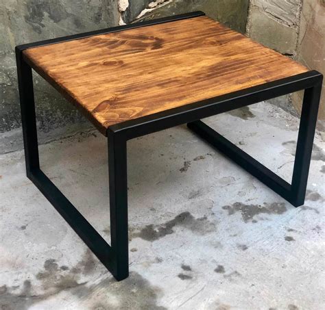 Mesa Ratona De Hierro Y Madera Mercado Libre