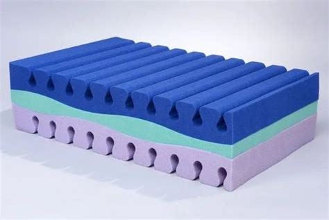 Multicolor Profile Cut PU Foam Sheets For Mattress Thickness 100 Mm