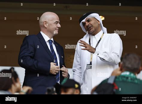 Qatar Th Nov Doha Fifa President Gianni Infantino During