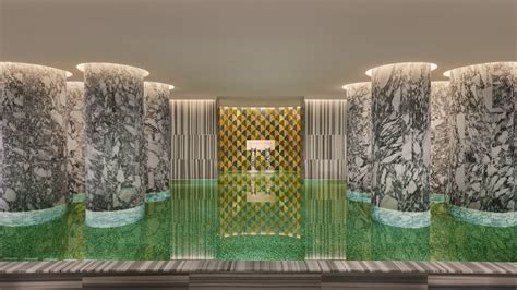 Inside Bulgari Spa at the newly opened Bulgari Hotel Roma