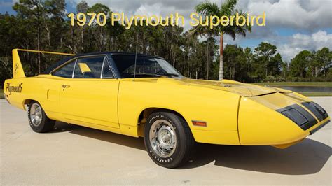 1970 Plymouth Superbird YouTube