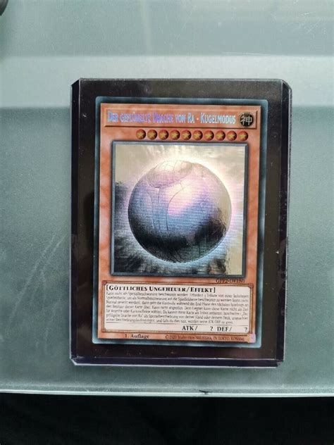 YuGiOh Geflügelter Drache von Ra Kugelmodus GFP2 DE180 Ghost Rare 1