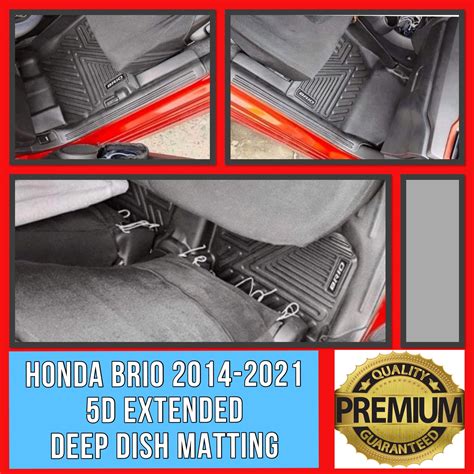 Honda Brio 2014 2021 5D Deep Dish Matting Lazada PH