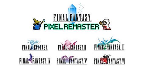 La série Final Fantasy Pixel Remaster donne une nouvelle vie à six jeux