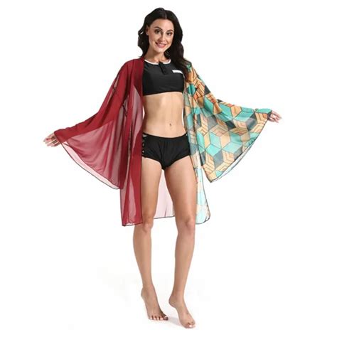 ANIME DEMON SLAYER Kimetsu No Yaiba Tomioka Giyuu Bikini Beach Swimsuit Set PicClick UK