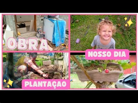 Fiz Uma Horta Nova Obra Da Varanda Come Ou Colhendo Morango Youtube