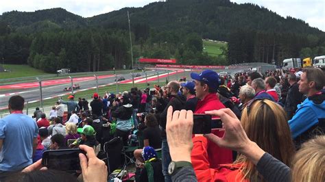 Start Of The 2015 Austrian F1 Grand Prix At Red Bull Ring Youtube