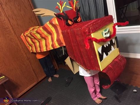 Homemade Chinese Dragon Costume