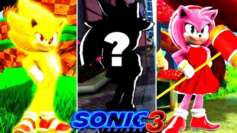 FINALMENTE O NOVO PERSONAGEM DO SONIC FILME 3 VAI SER ADICIONADO NO