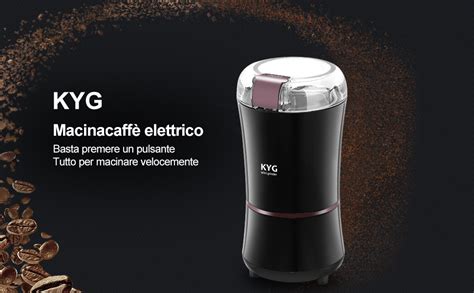 KYG Molinillo eléctrico de 300 W con cuchillas de acero inoxidable