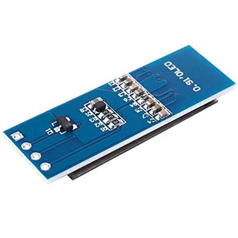 ELECTROPRIME 2X IIC I2C 0 91 128x32 Blue OLED Display Module DC 3 3V