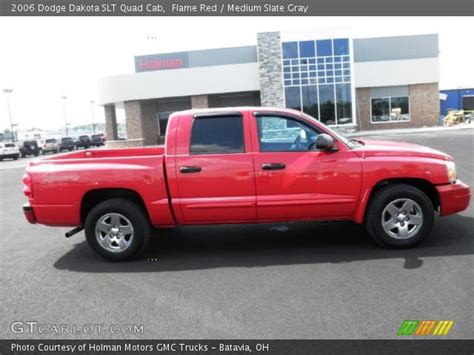 Flame Red Dodge Dakota Slt Quad Cab Medium Slate Gray Interior