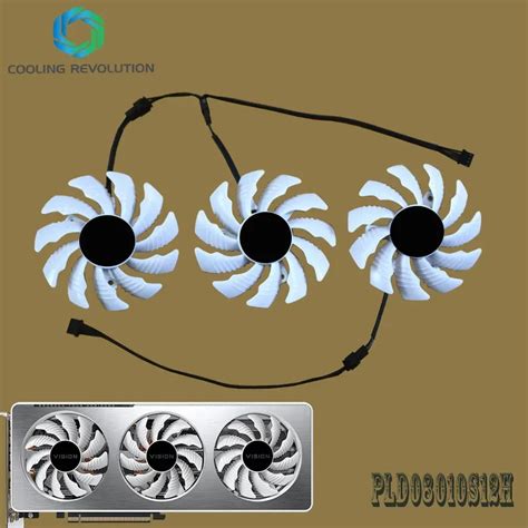 77mm PLD08010S12H RTX3060 3060Ti Graphics Fan For GIGABYTE GeForce RTX ...