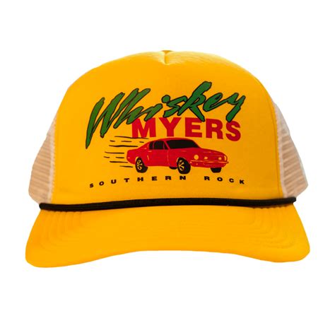 2023 Whiskey Myers Yellow Fast Lane Hat Whiskey Myers Official