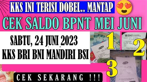 Pkh Hari Ini Hasil Cek Saldo Bpnt Mei Juni Ada Kabar Bahagia Hari Ini