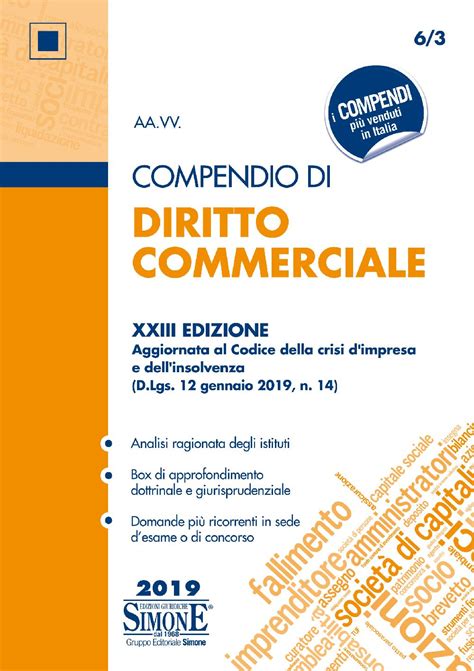 Compendio Di Diritto Commerciale Edizioni Simone