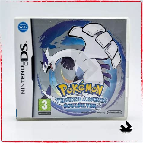 POKÉMON VERSIONE ARGENTO Soul Silver Manuali Italiano Nintendo Ds