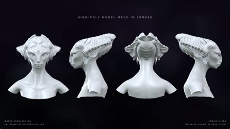 Female Alien Character — polycount