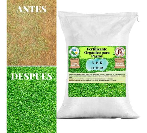 Fertilizante Para Pasto Cesped Tratamiento Mercadolibre