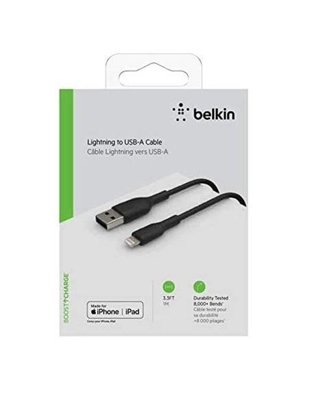 Belkin BOOST CHARGE Lightning To USB A Cable 1M Black Private