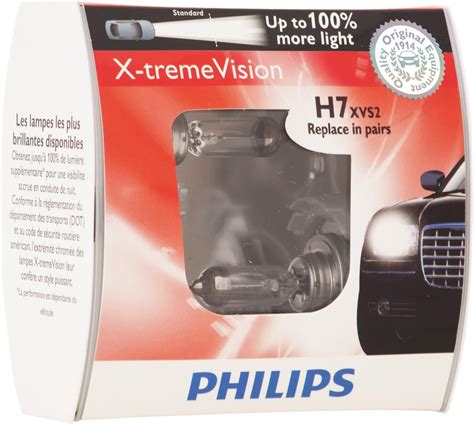 Philips H7 12972XVS2 X Treme Vision Headlight Bulb Pack Of 2