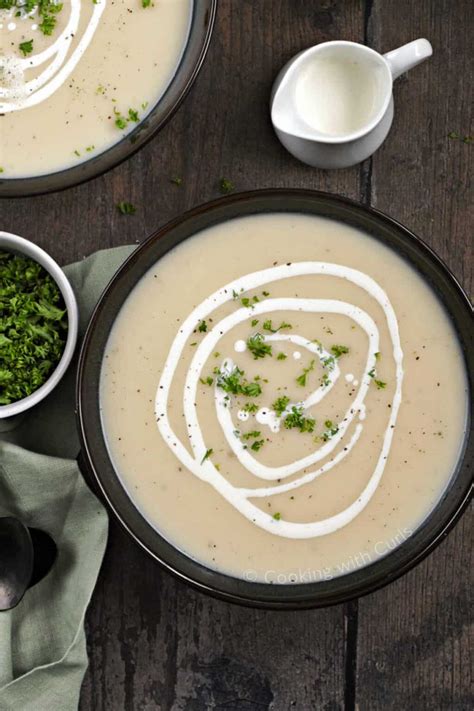 Irish Potato Leek Soup Cooking With Curls